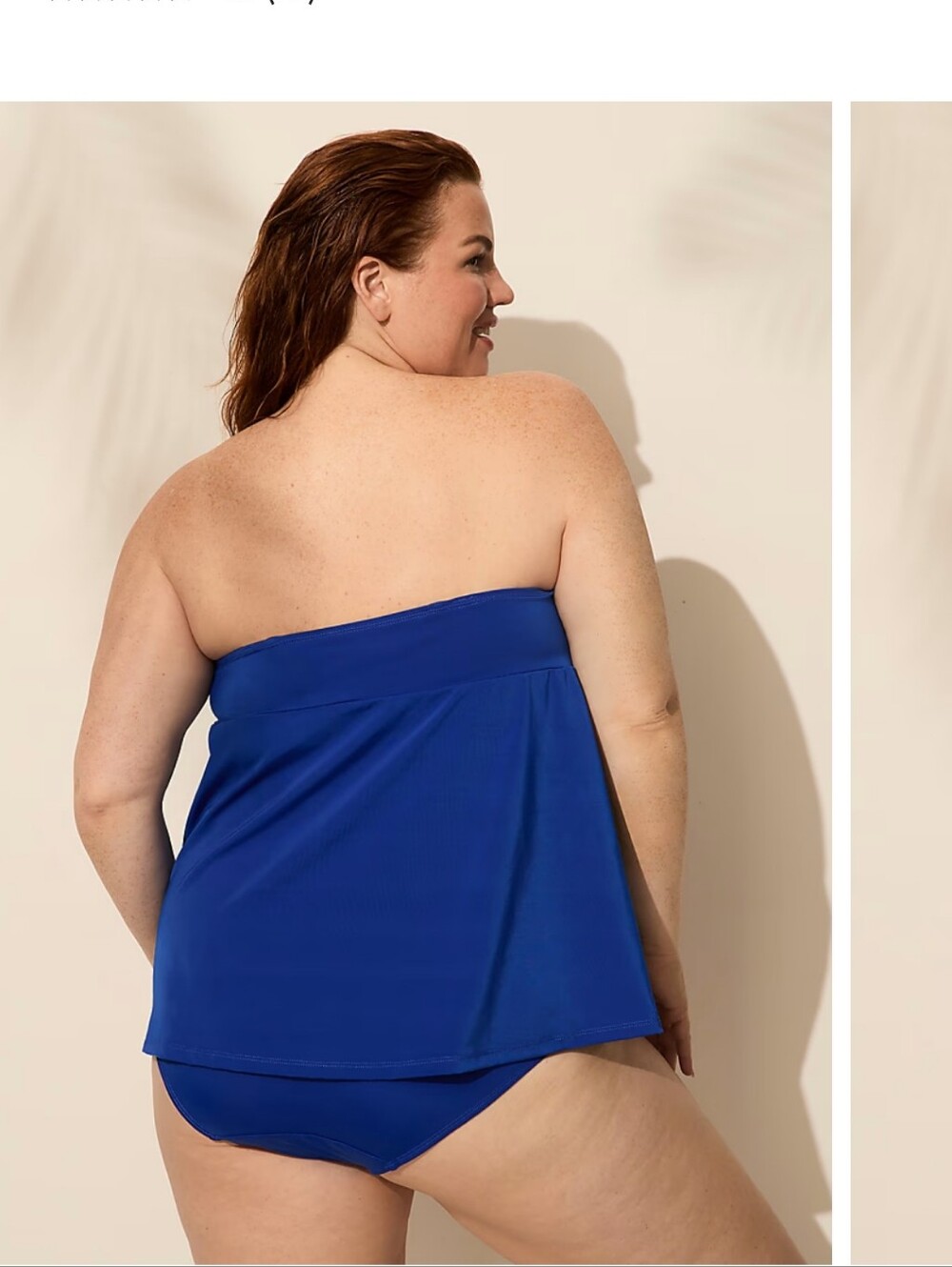 Lane Bryant Casique Underwire Swing Tankini Top - Picture 5 of 6